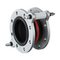 Compensator type 53 colour red - polyamide liner - flanges - steel - model 'C’ with movement limiters